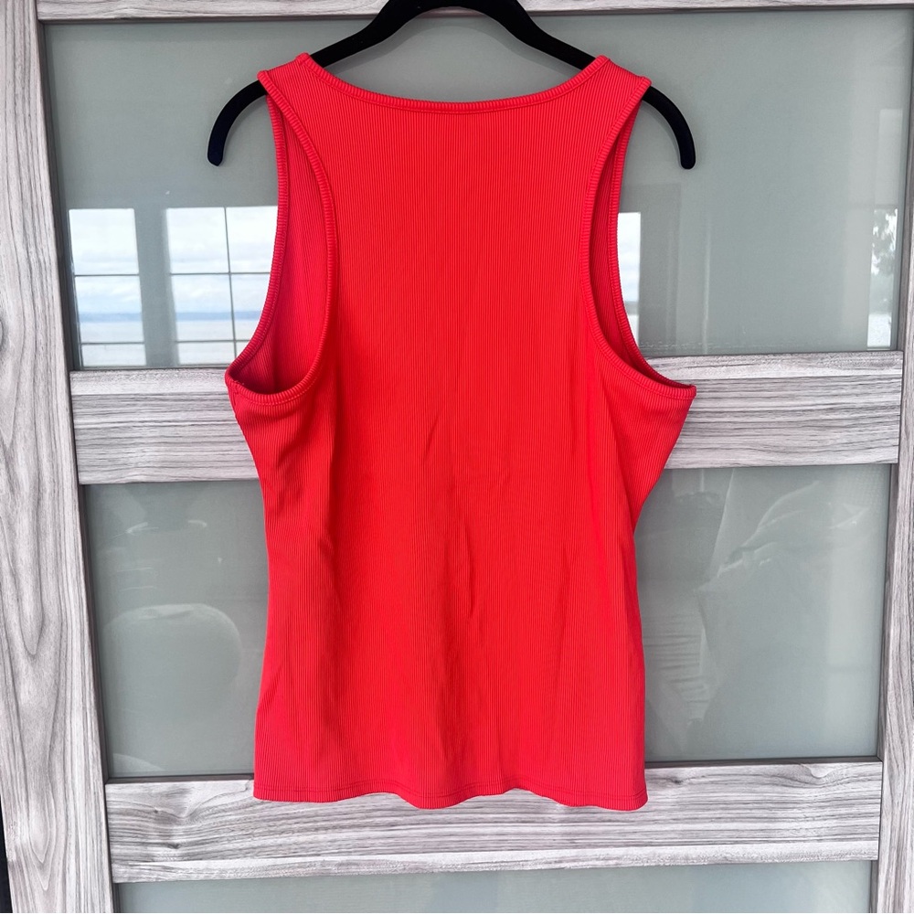 WHBM Forme Ribbed tank (mango) - Picture 2 of 4